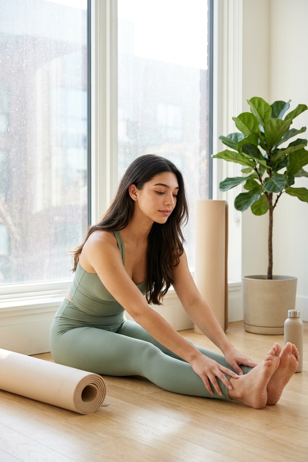 Morning yoga with Lina